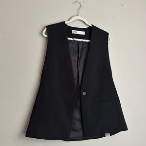 Zara Cut Out Sleeve Blazer
